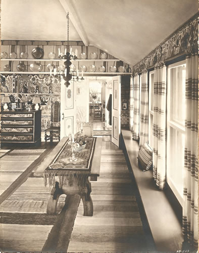 The Cottage Drawing Room designed and decorated by Alfred Lunt