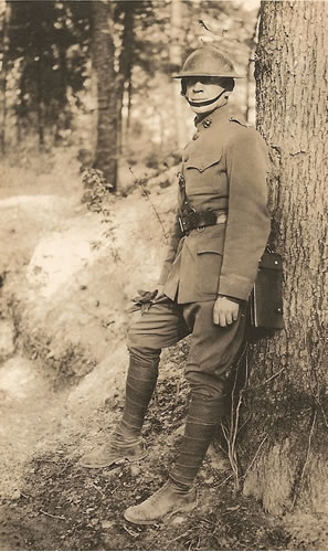 Lieutenant Claggett Wilson, Verdun, France 1918