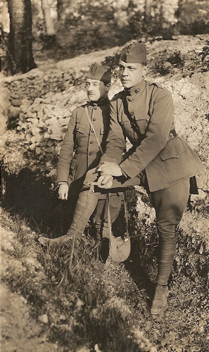 Lieutenant Claggett Wilson, Verdun, France 1918